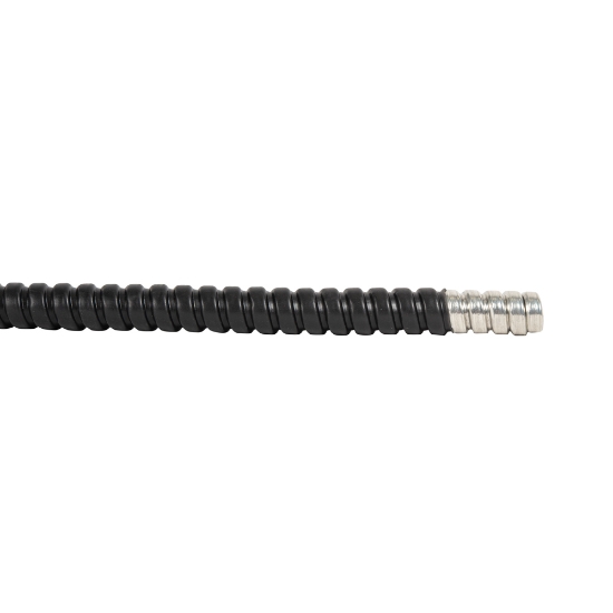 Imagine Tub flexibil metalic cu izolatie PVC Ø9mm 50m/colac – NOVELITE