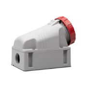 Imagine Priză industrială aplicată 3P+N+E 63A 400V IP67 – SCAME | 518.6357T