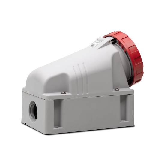 Imagine Priză industrială aplicată 3P+N+E 63A 400V IP67 – SCAME | 518.6357T