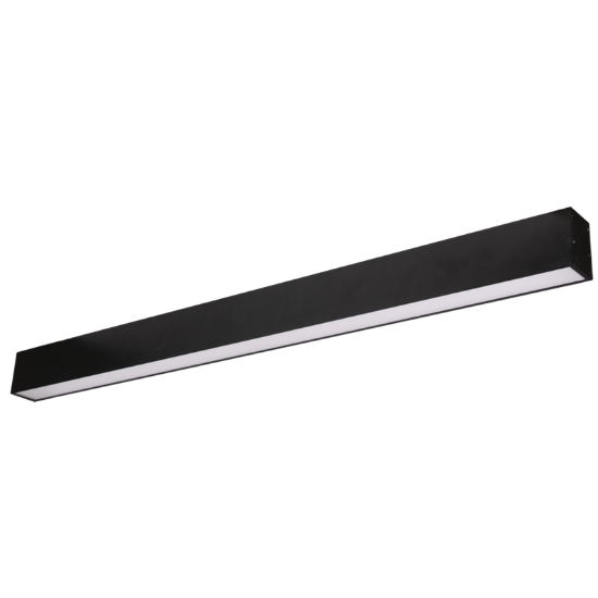 Imagine Corp Liniar Interconectabil LED Negru ETERNA 28W 4000K 1200mm IP40 Dispersor Opal - PELSAN