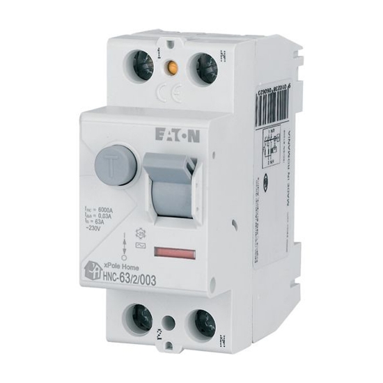 Imagine Diferențial RCCB 2P 63A 30mA 6kA xPole Home – EATON