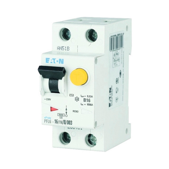 Imagine Diferențial RCBO 1P+N 10A 30mA 6kA curba B – EATON | PFL6