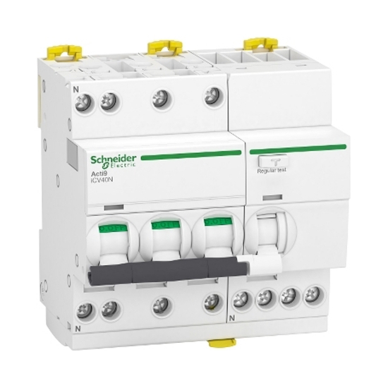 Imagine Diferențial RCBO 3P+N 10A 30mA 6kA curba C – SCHNEIDER | A9DE3710