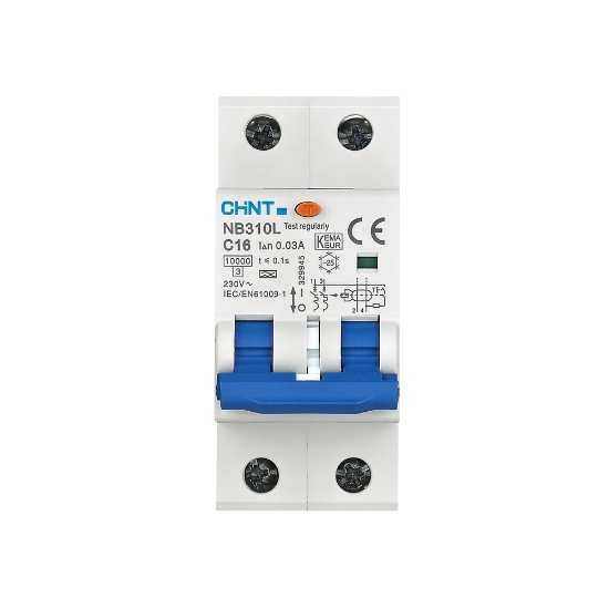 Imagine Intrerupator diferential RCBO 16A 3P+N 30mA 6kA tip AC, Chint