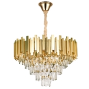 Imagine Candelabru Cristal 9XE14 IP20, auriu, Erste