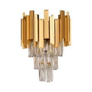 Imagine Aplica Cristal 2XE14 max.40W IP20, auriu, Erste