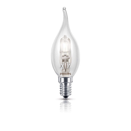 Imagine Bec Halogen Ecoclassic Lumanare Flacara BXS35 28W E14
