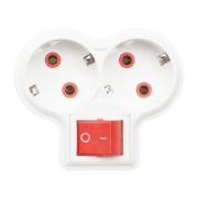 Imagine Adaptor 2 Prize cu CP cu Intrerupator Compact