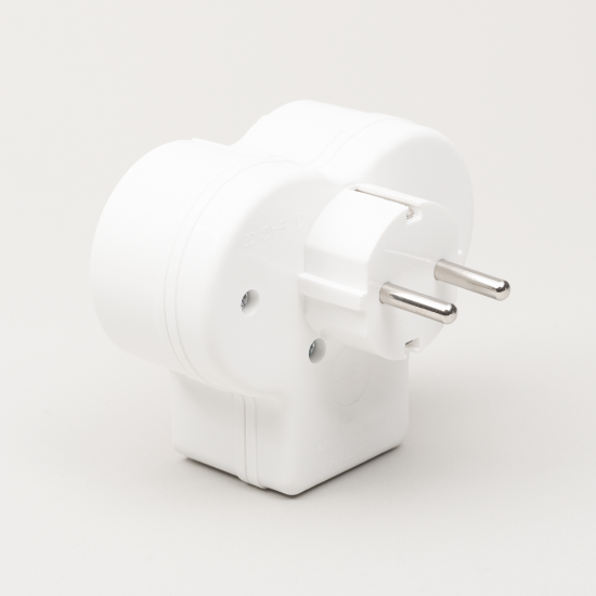 Imagine Adaptor 2 Prize cu CP cu Intrerupator Compact