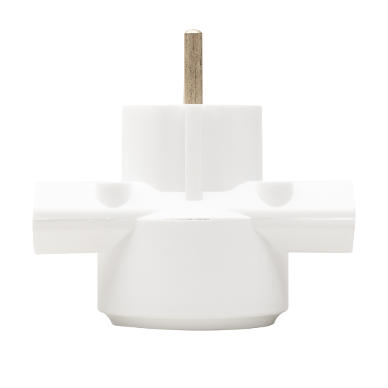Imagine Adaptor 3 Prize 2x priza fara CP Si 1x priza cu CP
