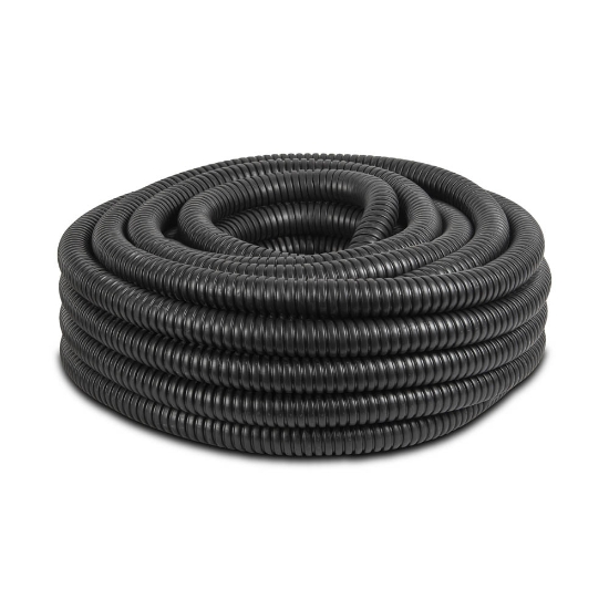 Imagine Tub flexibil metalic izolat PVC Ø26mm 50m/colac, gri – NOVELITE