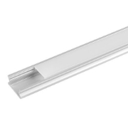 Imagine Profil aluminiu pentru bandă LED APK207 cu dispersor opal, 18×8 mm, lungime 2 m