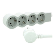 Imagine Prelungitor 4 prize Schuko 3x1,5mm² 1,5m alb-gri – LEGRAND | 694552