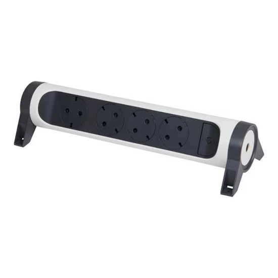 Imagine Grup rotativ 4 prize Schuko alb-gri – LEGRAND | 694544