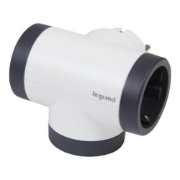 Imagine Adaptor 3 prize 2P+E 16A negru – LEGRAND | 694522