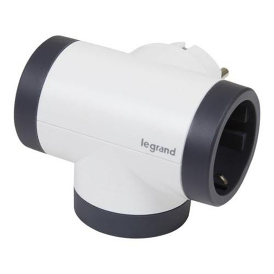 Imagine Adaptor 3 prize 2P+E 16A negru – LEGRAND | 694522