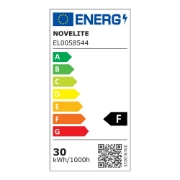 Imagine Proiector LED SMD Slim 30W CW Negru