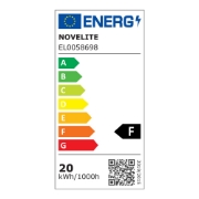 Imagine Proiector LED SMD Slim 20W CW Negru