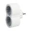 Imagine Adaptor 2 prize 16A alb-gri – LEGRAND | 694516