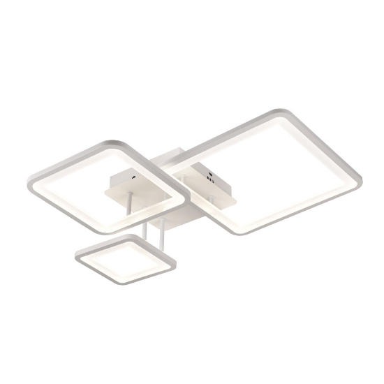 Imagine Plafoniera Luvo LED 65W 3CCT 6500lm IP20, alb, Erste