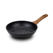 Imagine Tigaie Wok 28 cm, strat  antiaderent piatra, Nava