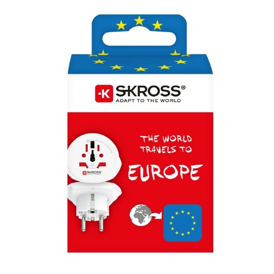 Imagine Adaptor de călătorie SKROSS, „World to Europe”