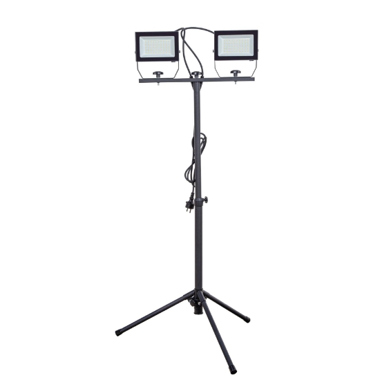Imagine Spot LED „Ispot” 2x50 W cu suport,2x 5000 lm, cablu de 1,5 m, IP65