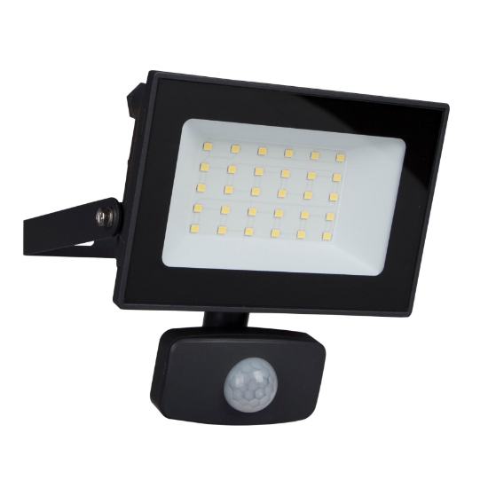 Imagine Reflector LED 30W 3300lm IP44 cu senzor de miscare