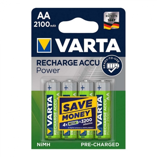Imagine Acumulator AA, 2100 mAh 4 buc/pachet RTU