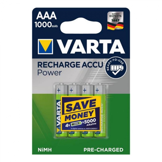 Imagine Acumulator AAA, 1000 mAh 4 buc/pachet RTU