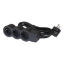 Imagine Prelungitor Standard 3x2P F, cablu 1,5 m, negru