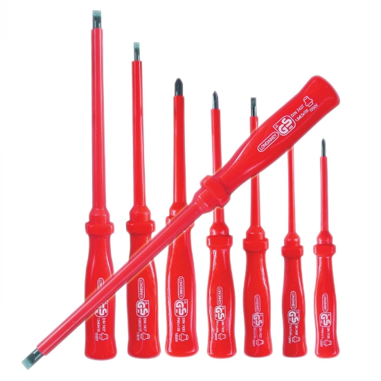 Imagine Set şurubelniţe cu mâner izolat, 1000V, 7 piese