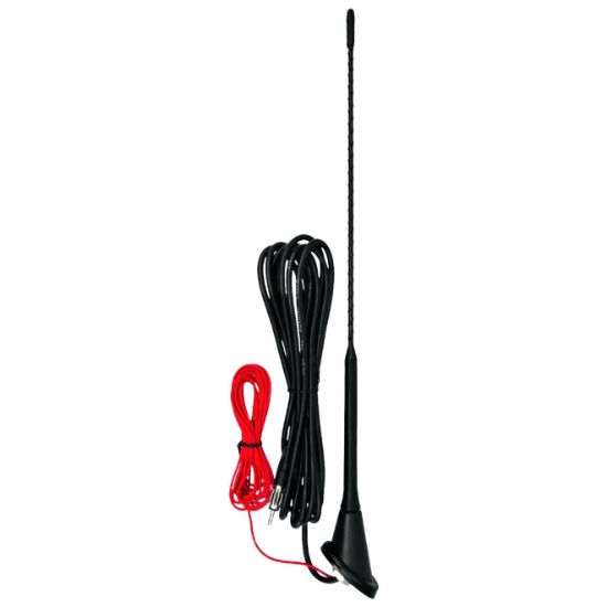 Imagine Antenă auto cu amplificator, pe acoperiş, 40 cm, fixă