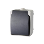 Imagine AQUATOP, conector pe perete, IP 54 gri