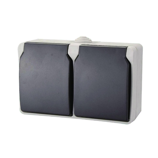 Imagine AQUATOP, conector pe perete, IP 54 gri