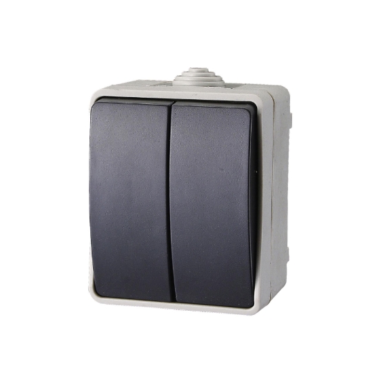 Imagine AQUATOP, comutator pe perete, IP 54 gri