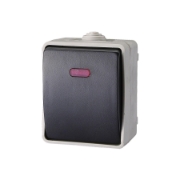 Imagine AQUATOP, comutator pe perete, IP 54 gri