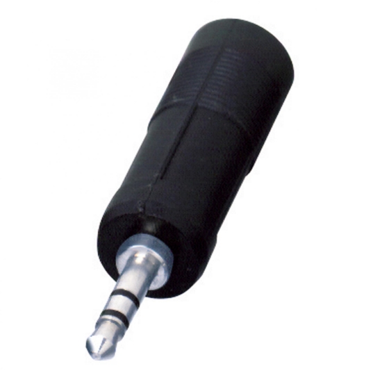 Imagine Adaptor jack stereo Ø3,5 mm tată – jack stereo Ø6,3 mm mamă
