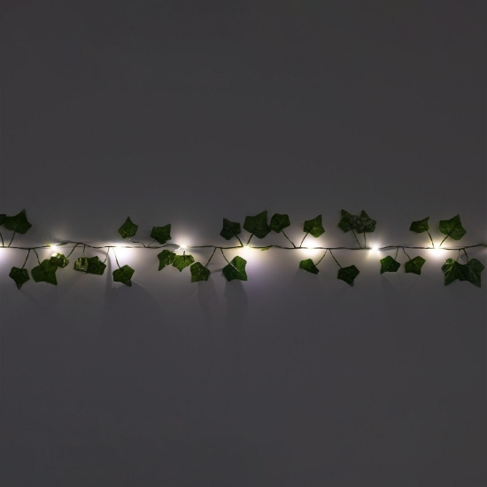 Imagine Ghirlandă luminoasă cu frunze de chihlimbar