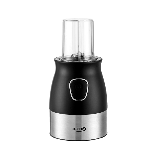 Imagine Blender HAUSER BC-326B, 300 W, funcție 3 în 1, 4 lame, negru, alimentare de la rețea