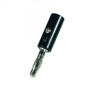 Imagine Conector tip banană, tată, negru