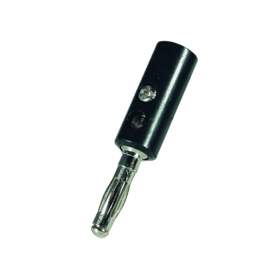 Imagine Conector tip banană, tată, negru