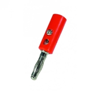 Imagine Conector tip banană, tată, roşu