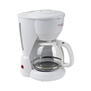 Imagine Aparat de cafea HAUSER C-915W, max. 1000 W, capacitate de 12 cești, filtru durabil, carafă din sticlă, culoare albă