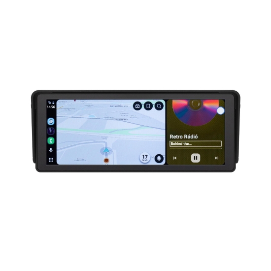 Imagine Centru multimedia inteligent pentru mașină, ecran LCD de 10", CarPlay, Android Auto, Mirror Link