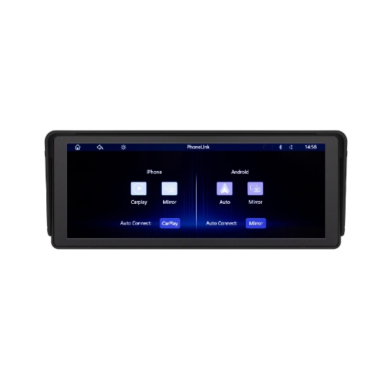 Imagine Centru multimedia inteligent pentru mașină, ecran LCD de 10", CarPlay, Android Auto, Mirror Link