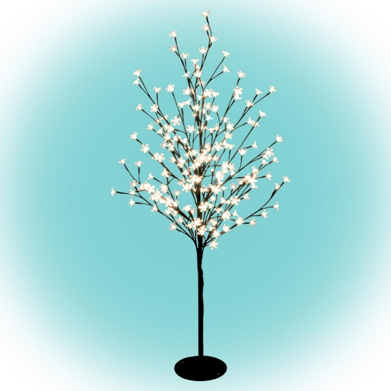 Imagine Decoratiune cires inflorit cu LED-uri, 200 LED-uri