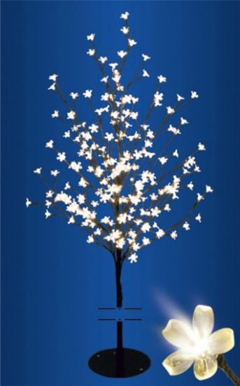 Imagine Decoratiune cires inflorit cu LED-uri, 200 LED-uri