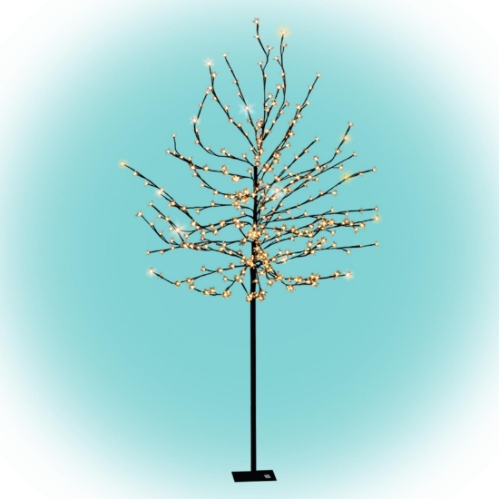 Imagine Decoraţiune cu LED-uri, cireş, 2 m, 230V