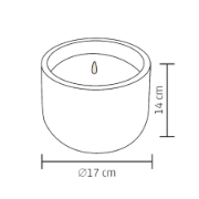 Imagine Candela piatra LED, Ø17 x 14 cm